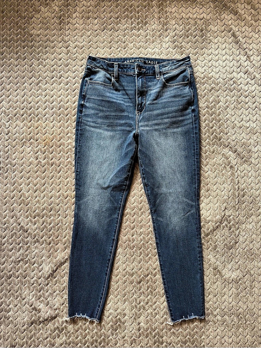 Women's American Eagle The Dream Jean Super Hi-Rise Jegging 10 Short